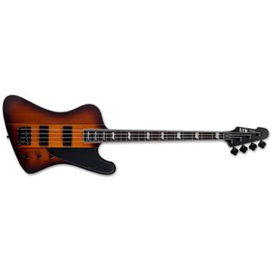 ESP LTD Phoenix-1004 Bass Guitar - Tobacco Sunburst Satin