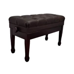 Benchworld Maestro Deluxe 1G Piano Bench Mahogany Satin