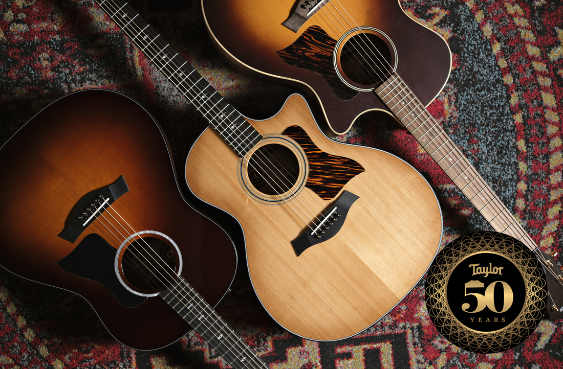 Taylor Guitars 50th Anniversary Limited-Edition Collection at Cosmo Music