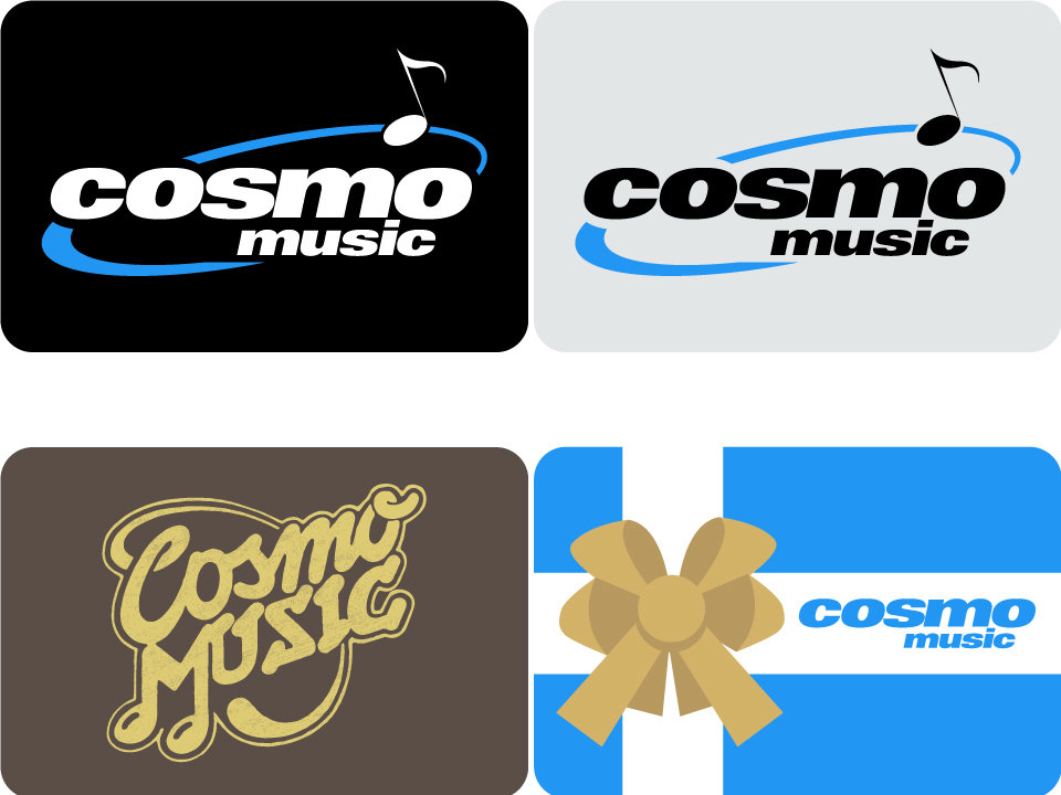 Cosmo Music In-Store Gift Cards