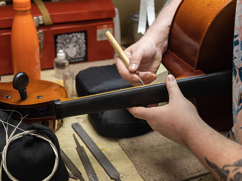 Double Bass Repairs at Cosmo Music Repair Shop | Richmond Hill & Toronto