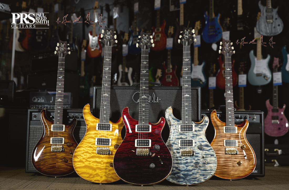 PRS Wood Library Guitars at Cosmo Music 