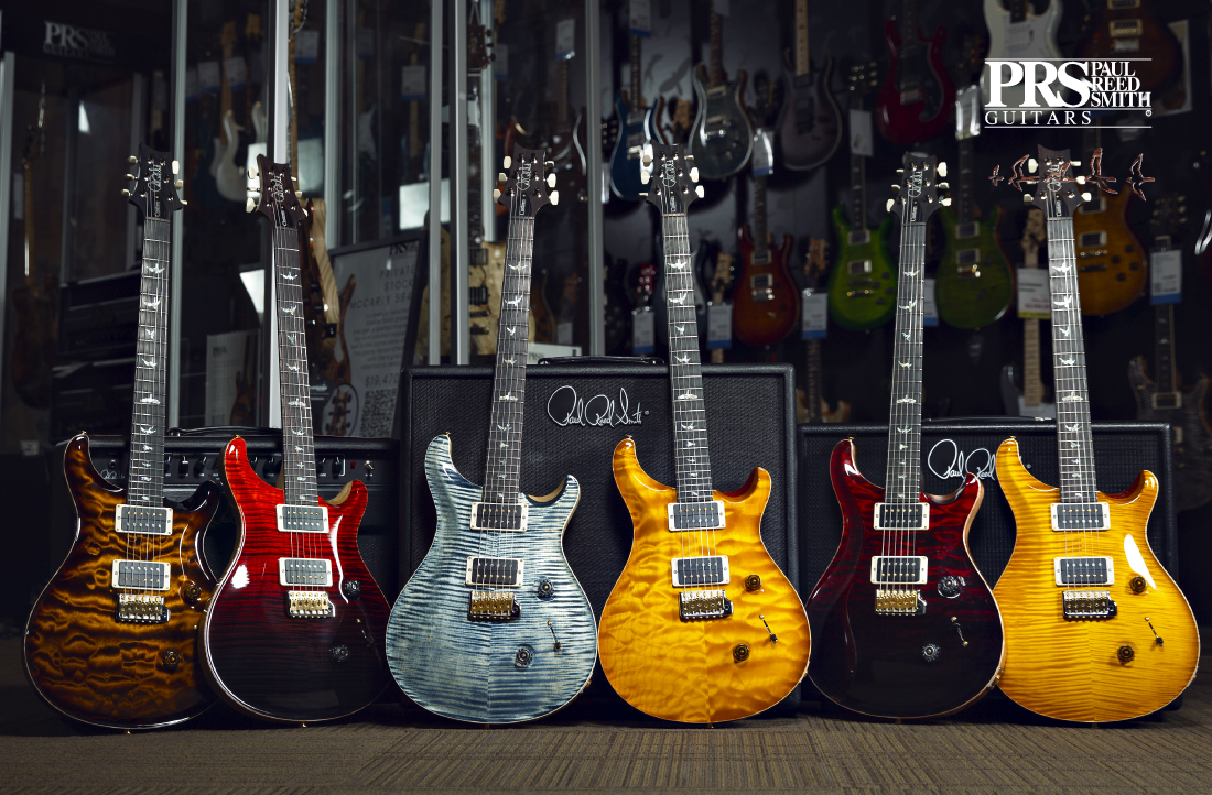 PRS Wood Library Guitars at Cosmo Music 