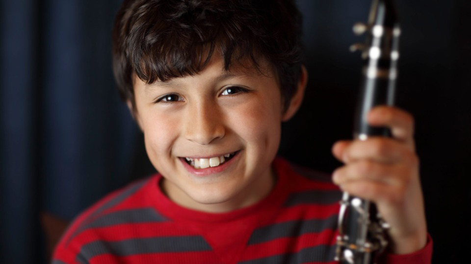 Clarinet Student at the Cosmo School of Music