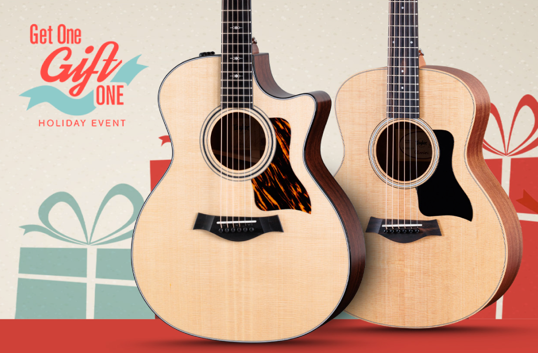 Taylor Guitars Promotion: Get One, Gift One at Cosmo Music