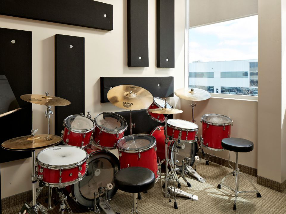 Drum Lesson Room at Cosmo School of Music