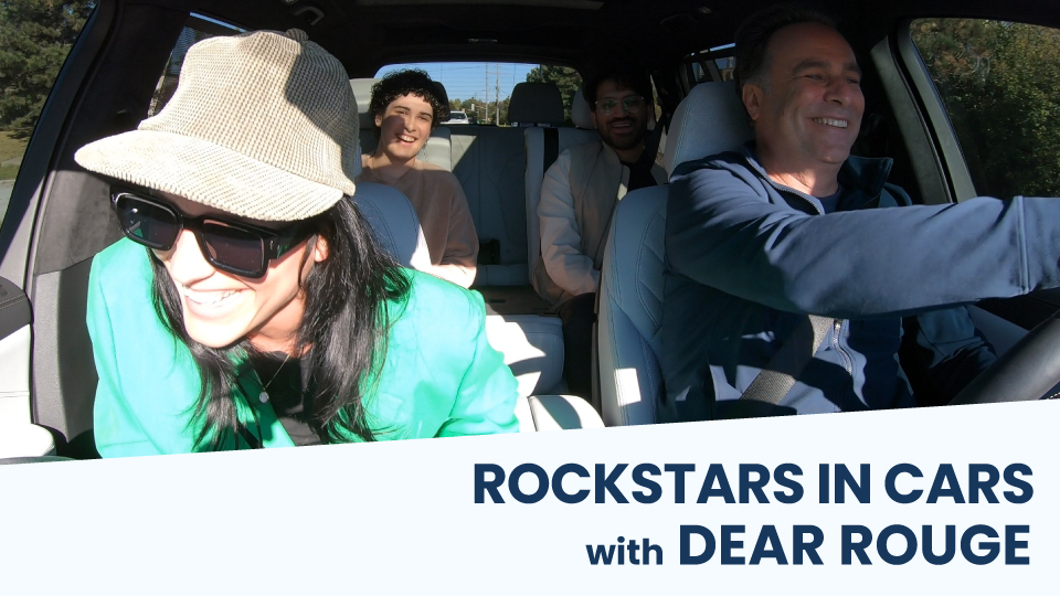 Rockstars In Cars with Dear Rouge | Cosmo Music Interview