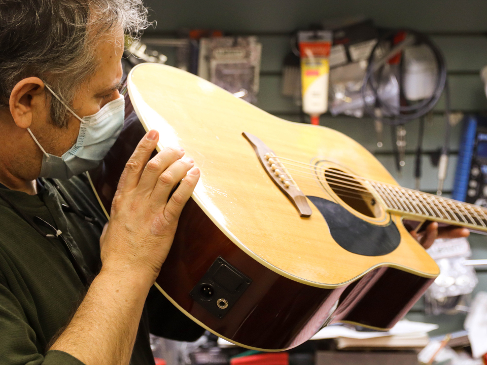 Acoustic Guitar Repair & Maintenance at Cosmo Music Repair Shop | Richmond Hill & Toronto