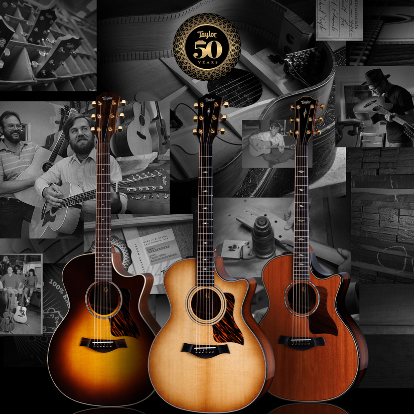 Taylor Guitars 50th Anniversary History