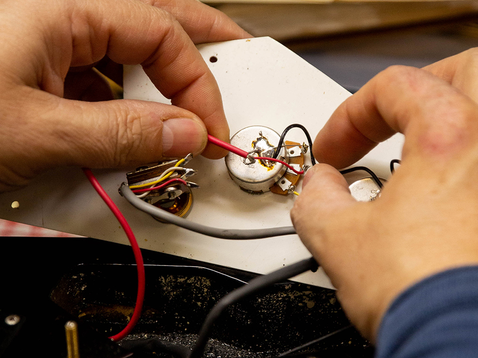 Electric Guitar Wiring at Cosmo Music Repair Shop | Richmond Hill & Toronto