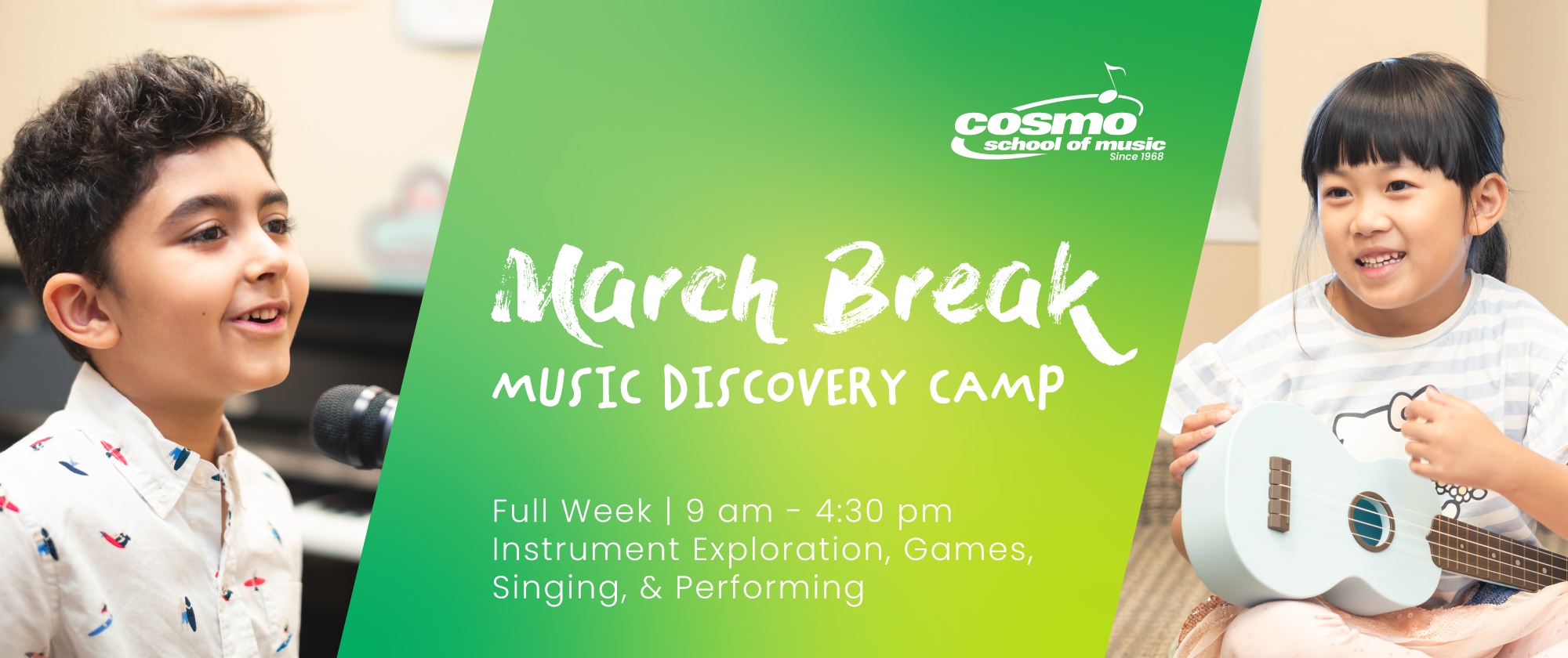 March Break Music Discovery Camp at Cosmo School of Music: March Break 2024 | Richmond Hill