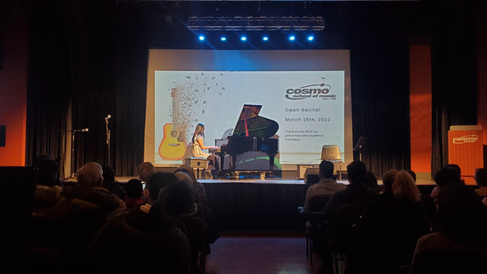 Piano Recital at the Cosmopolitan Music Hall, Cosmo Music