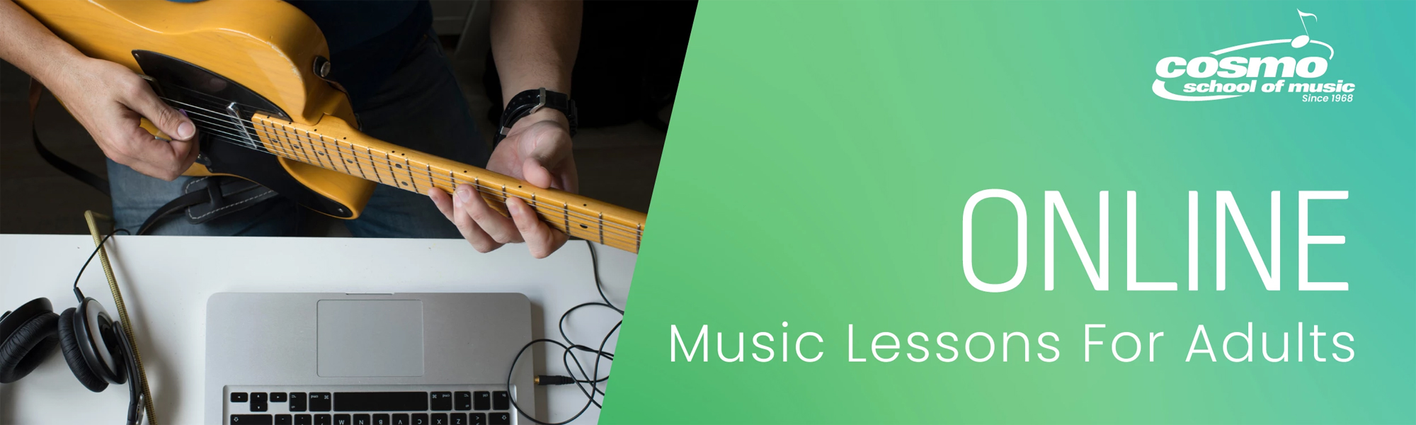 Online Music Lessons for Adults | Cosmo School of Music