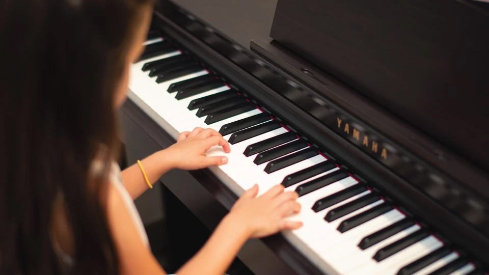 Piano Student at the Cosmo School of Music