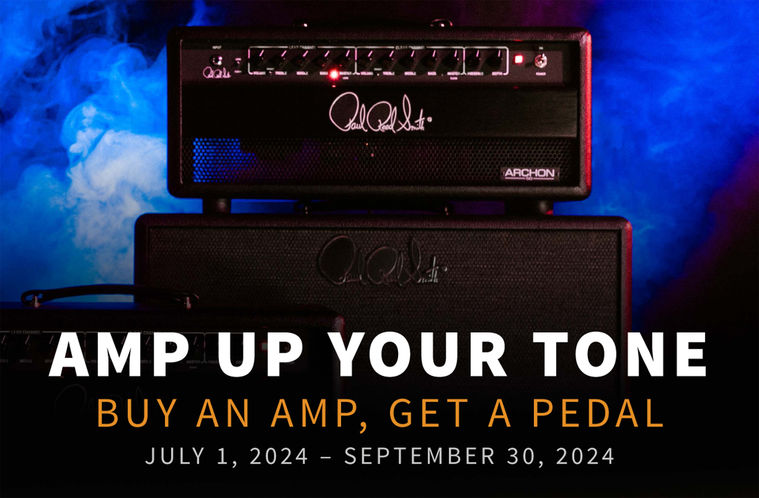 PRS Amp Up Your Tone Promotion at Cosmo Music: Buy an Amp, Get a Pedal | July 1 to September 30, 2024