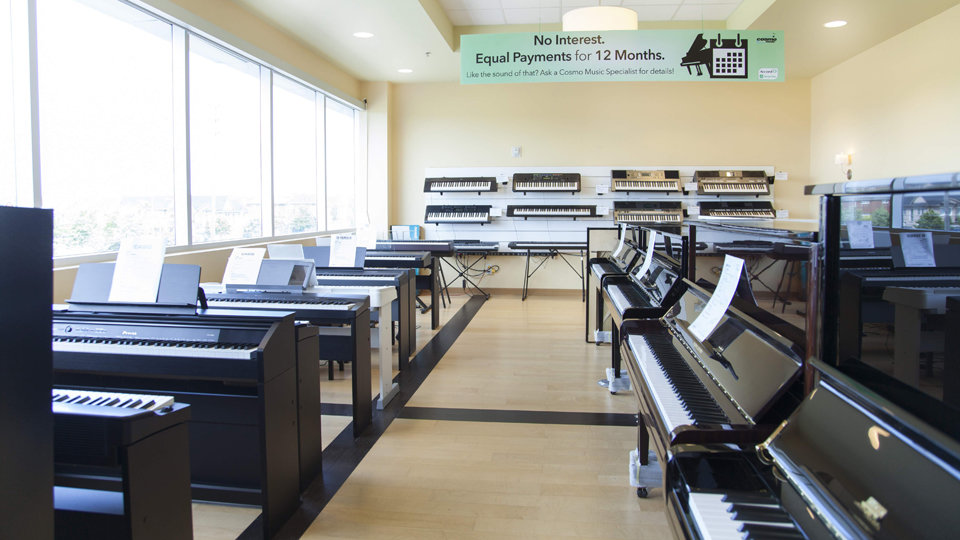 Cosmo Music Piano Store: Piano Loft | 10 Via Renzo Dr, Richmond Hill, ON, Canada