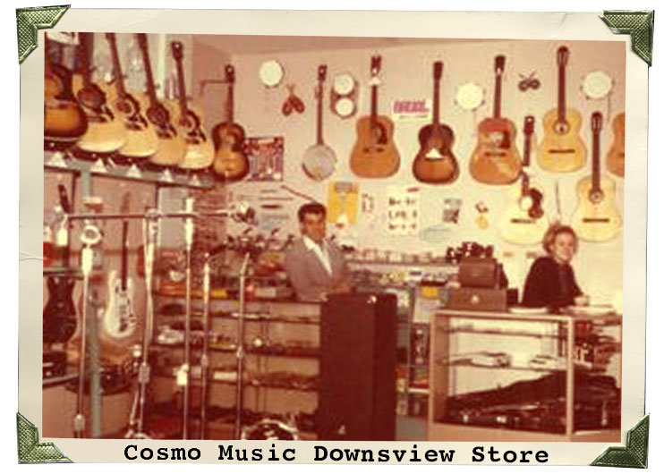 Cosmo Music Downsview Toronto Store, 1968